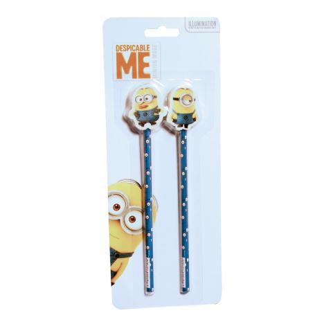 Minions Pencil & Topper Set (Pack of 2) £1.99